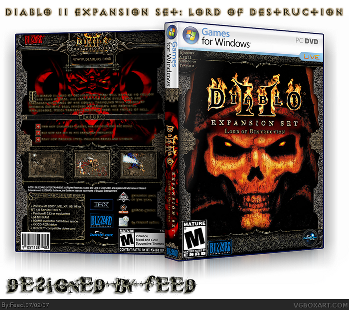 Diablo II Expansion Set: Lord Of Destruction box art cover