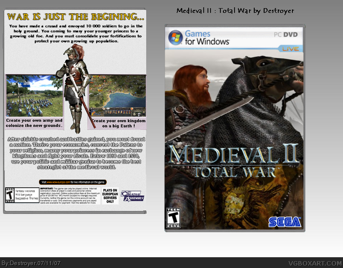 MediEval 2  Total War box art cover