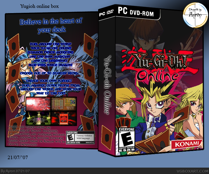 Yu-Gi-Oh Online box cover
