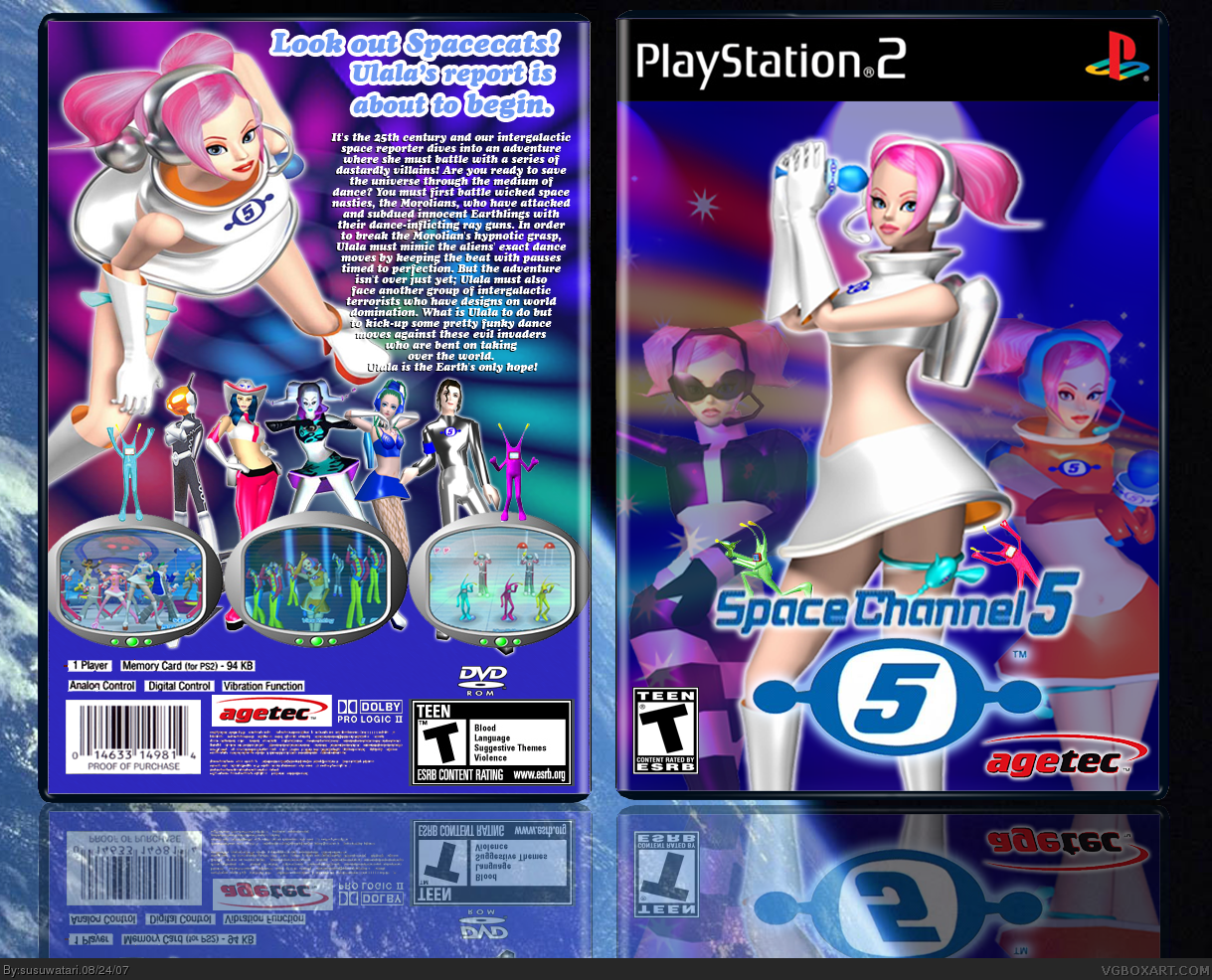 Space Channel 5 box cover