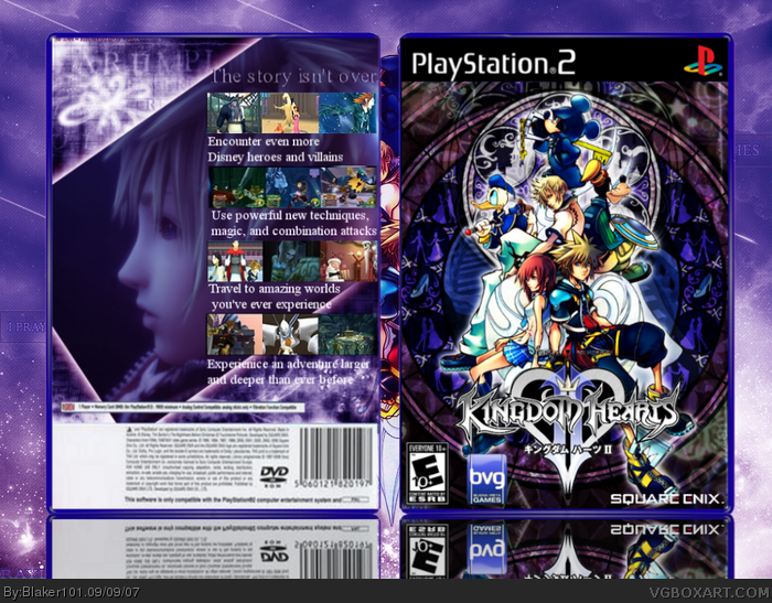 Kingdom Hearts II box art cover