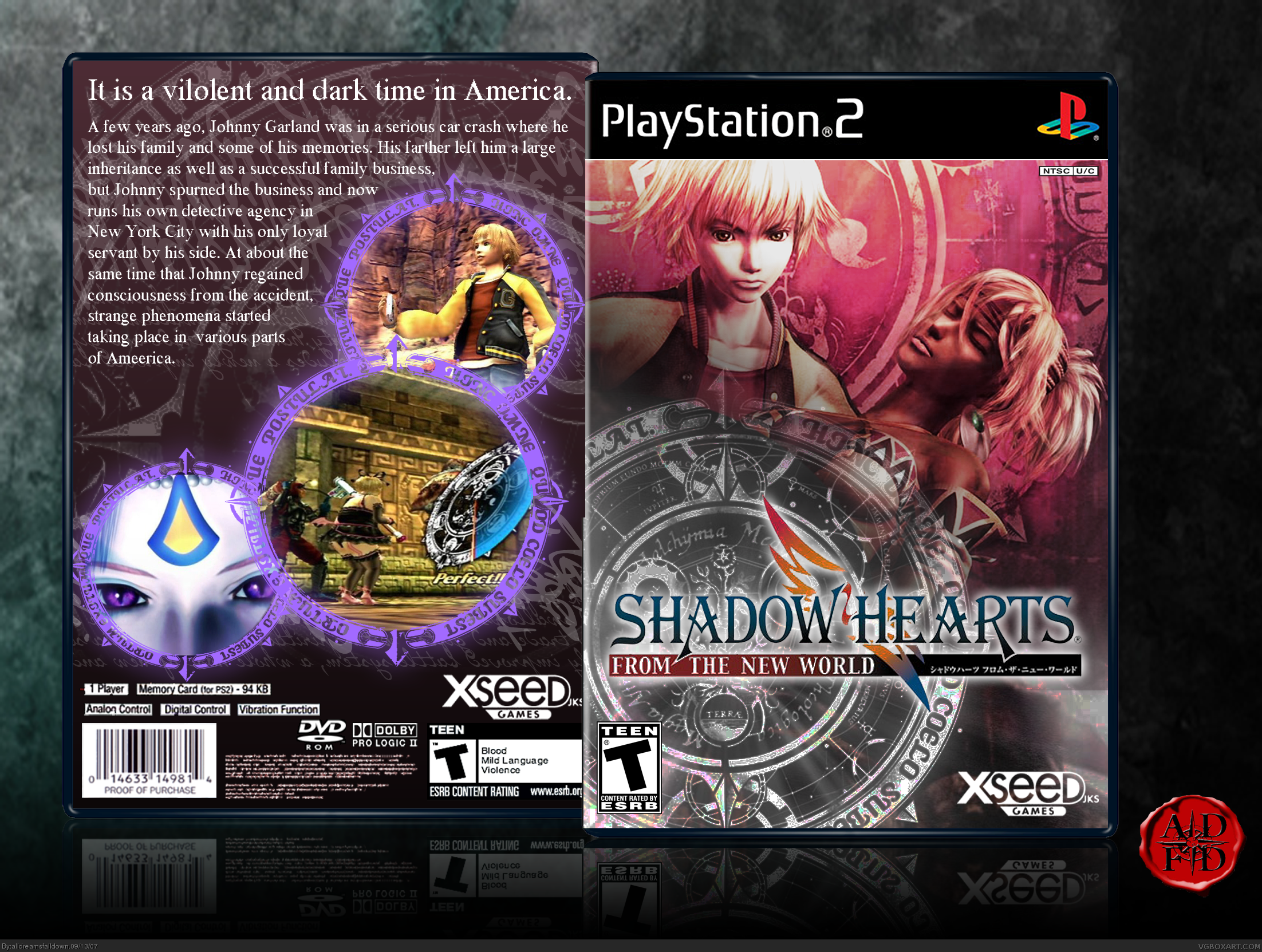 Shadow Hearts: From The New World box cover