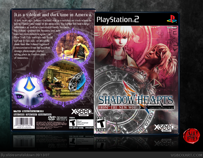 Shadow Hearts: From The New World box art cover