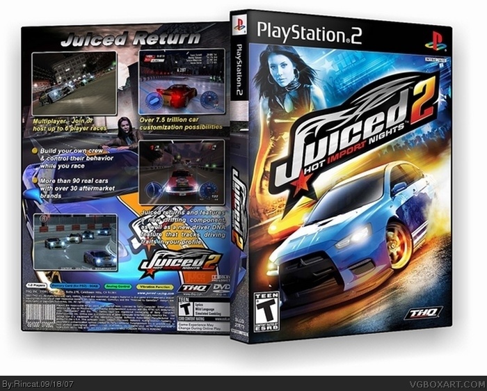 Juiced 2: Hot Import Nights box art cover