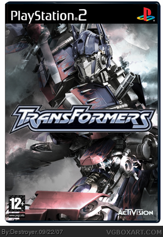 Transformers The Game box cover