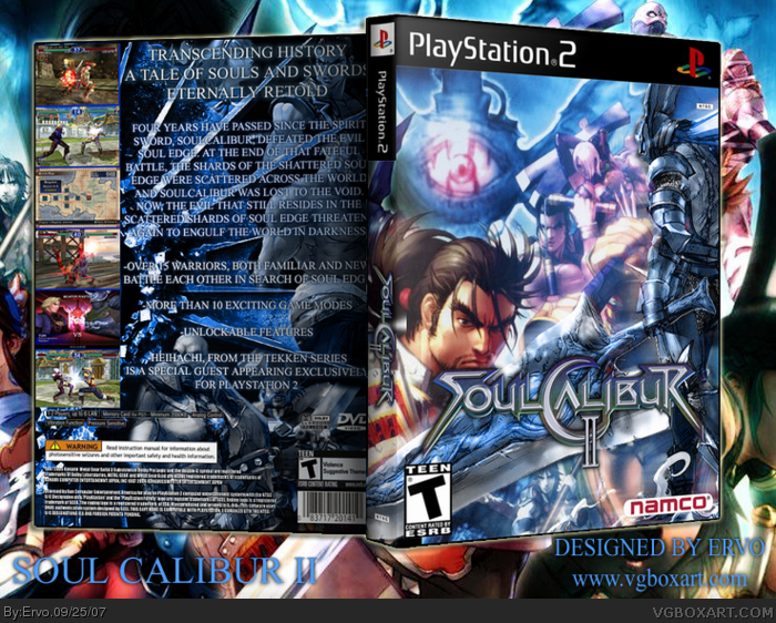 Soul Calibur II box art cover