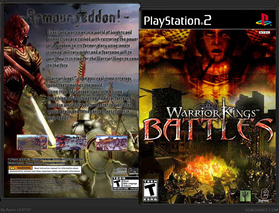 Warrior Kings: Battles box cover