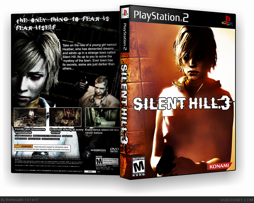 Silent Hill 3 box cover