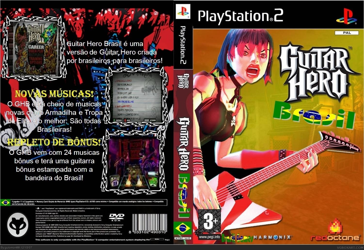 Guitar Hero Brasil box cover