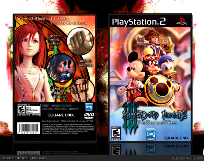 Kingdom Hearts III: The Keyblade Wars box art cover