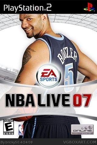 NBA Live 08 box cover