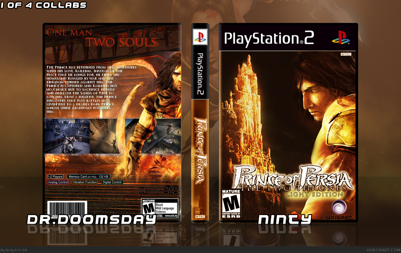 Prince of Persia : The Two Thrones : Light Edition box cover