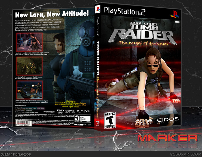 Tomb Raider: The Angel Of Darkness box art cover