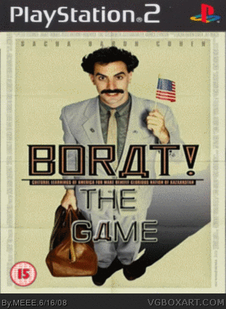Borat The Game box cover
