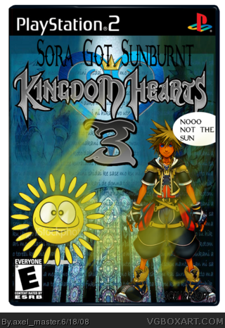Kingdom Hearts 3: Sora Got Sunburnt box cover