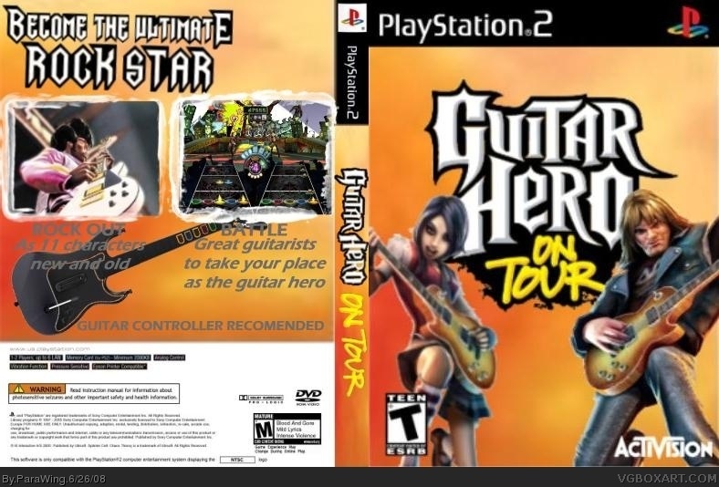 Guitar Hero On Tour box cover