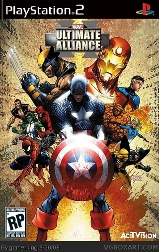 Marvel: Ultimate Alliance 2 box cover