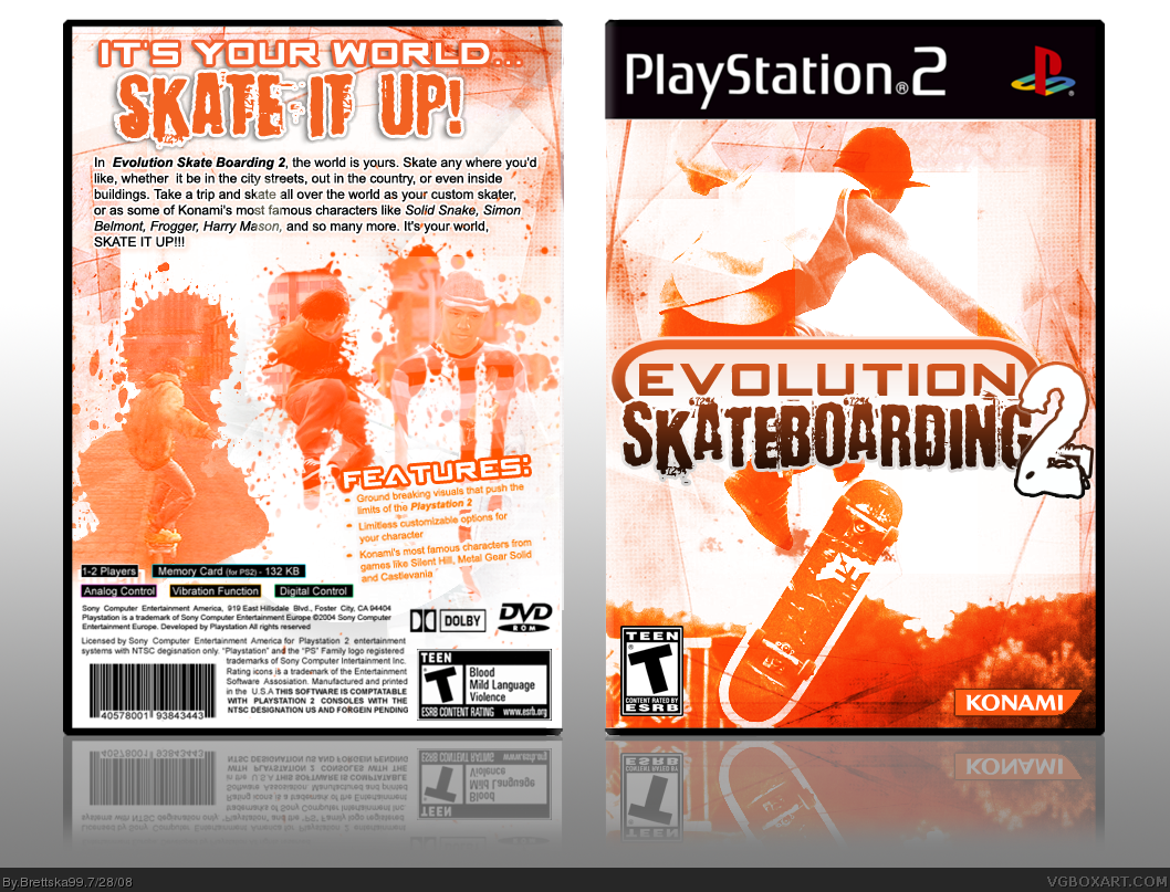 Evolution Skateboarding 2 box cover