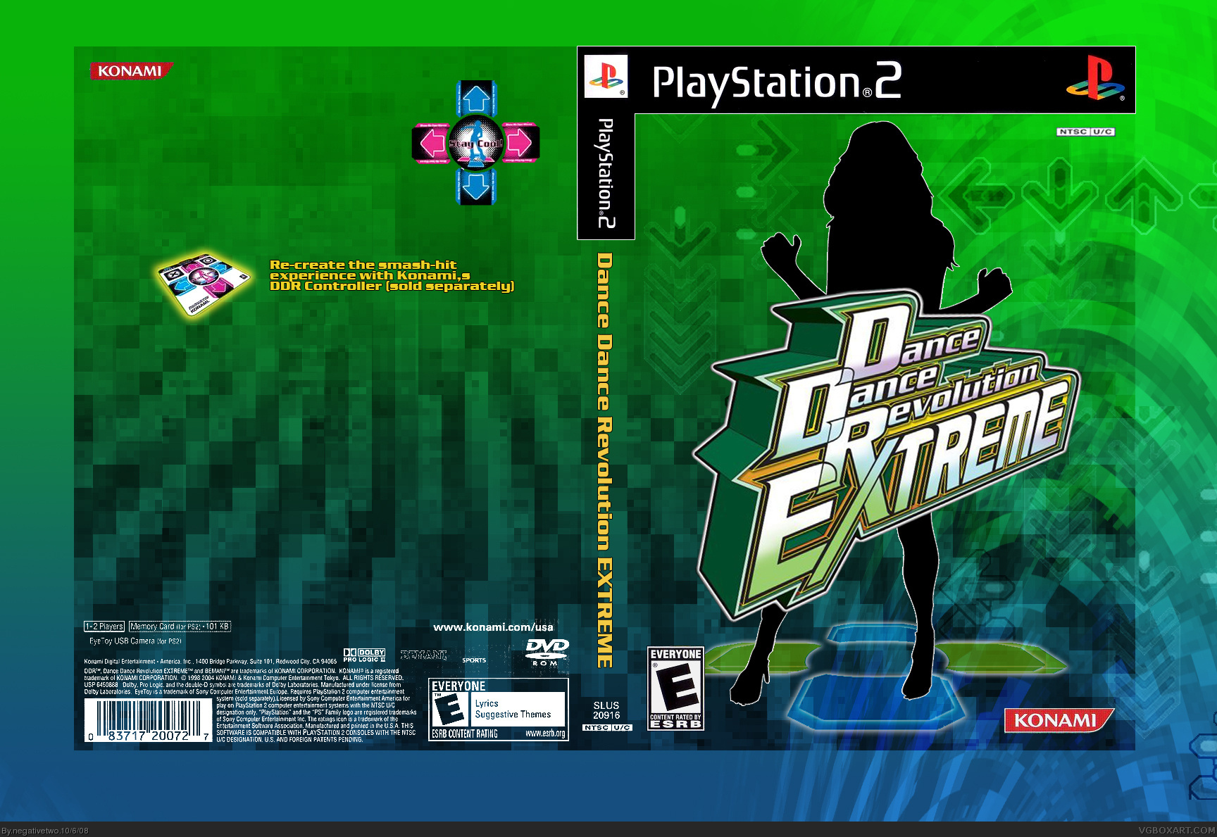 DDR Extreme box cover