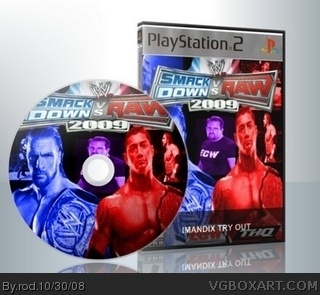 WWE Smackdown vs Raw 2009 Featuring ECW box art cover