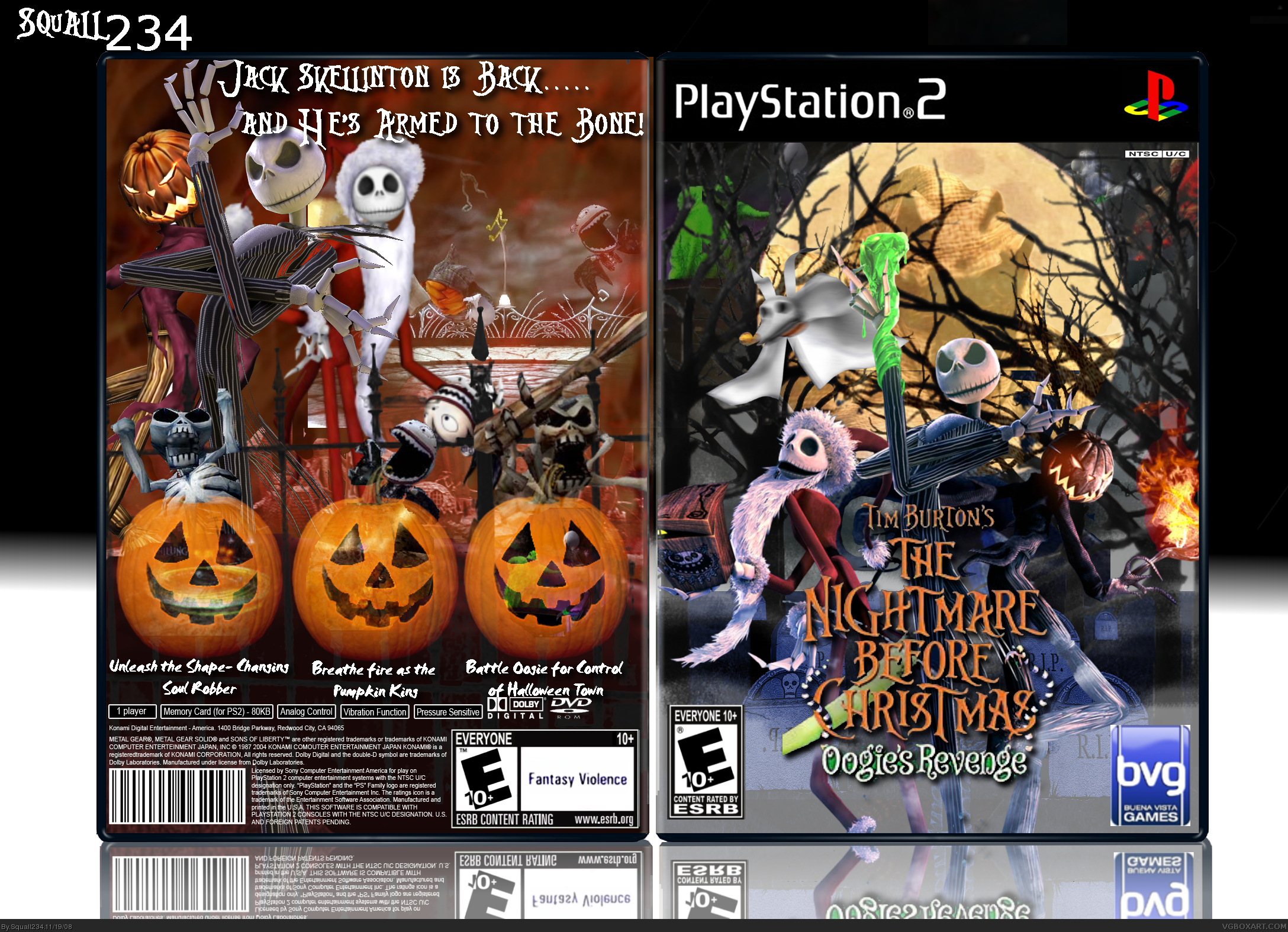 The Nightmare Before Christmas: Oogie's Revenge box cover