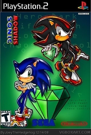 Sonic & Shadow box cover
