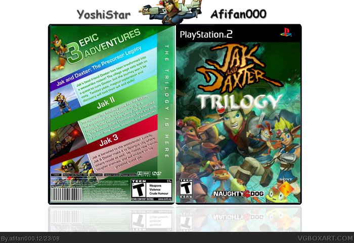 Jak And Daxter: Trilogy box art cover