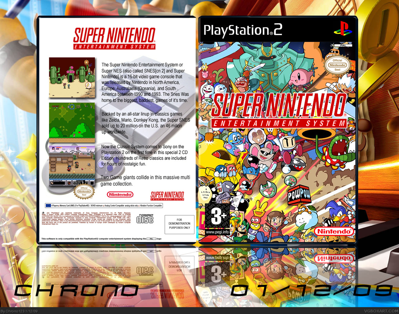 Super Nintendo Entertainment System Emulator box cover