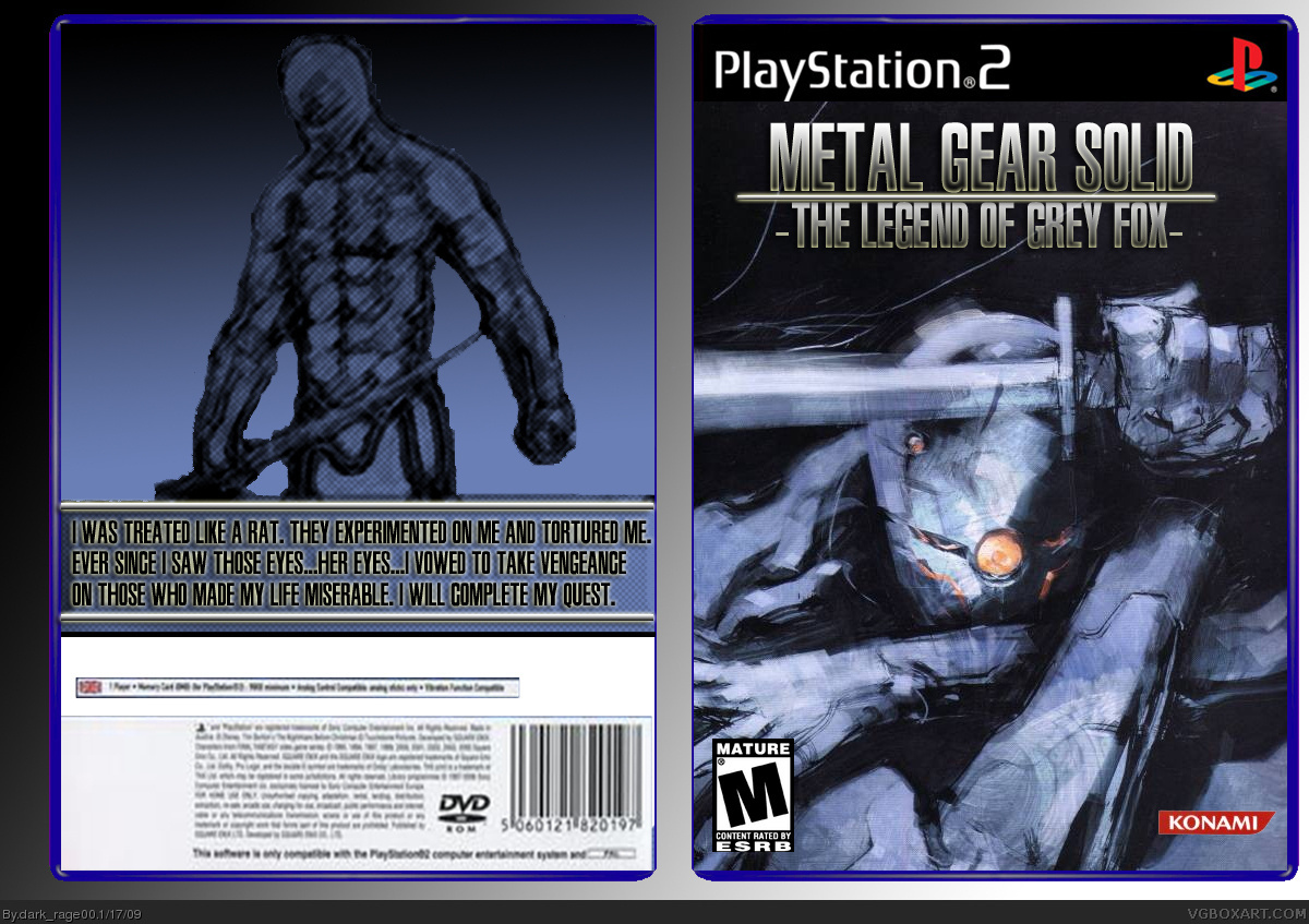 Metal Gear Solid: The Legend of Grey Fox box cover