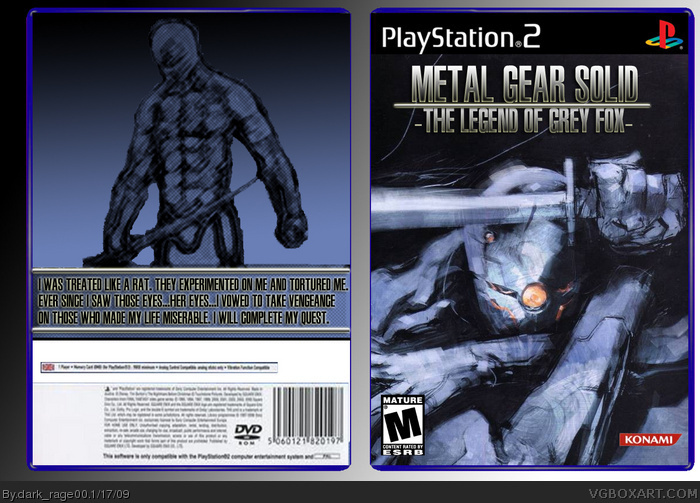 Metal Gear Solid: The Legend of Grey Fox box art cover