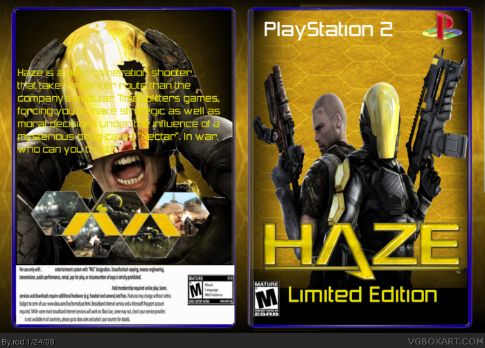 Haze: Limited Edition box art cover