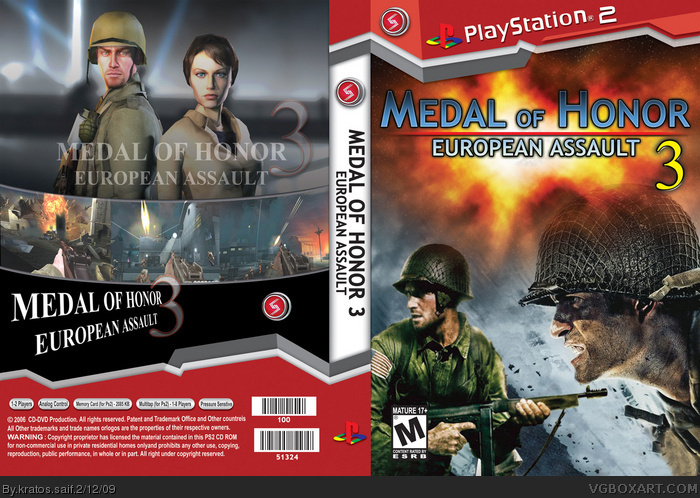 Medal of Honor box art cover
