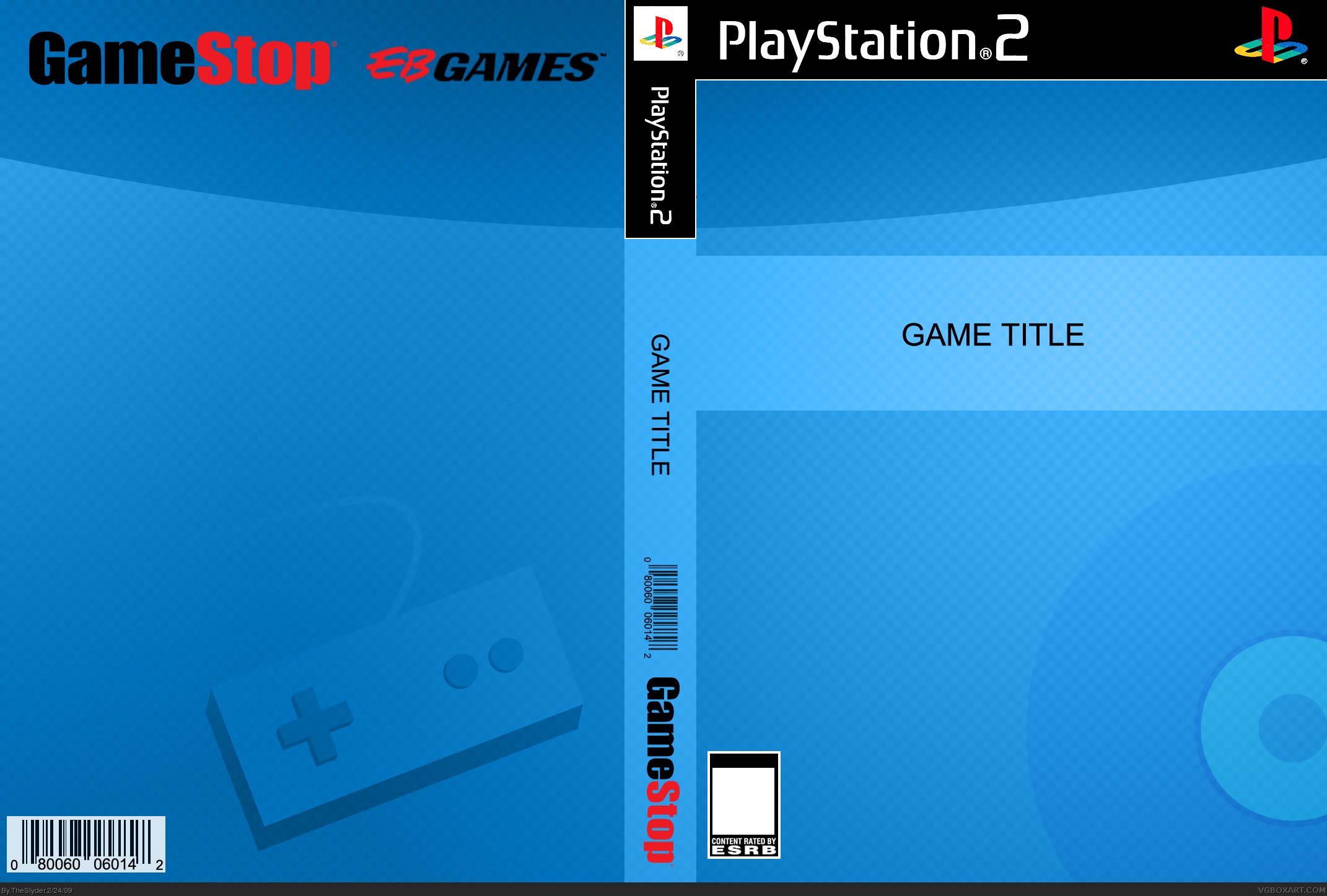 GameStop Insert box cover