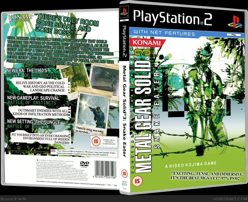 Metal Gear Solid 3: Snake Eater box cover