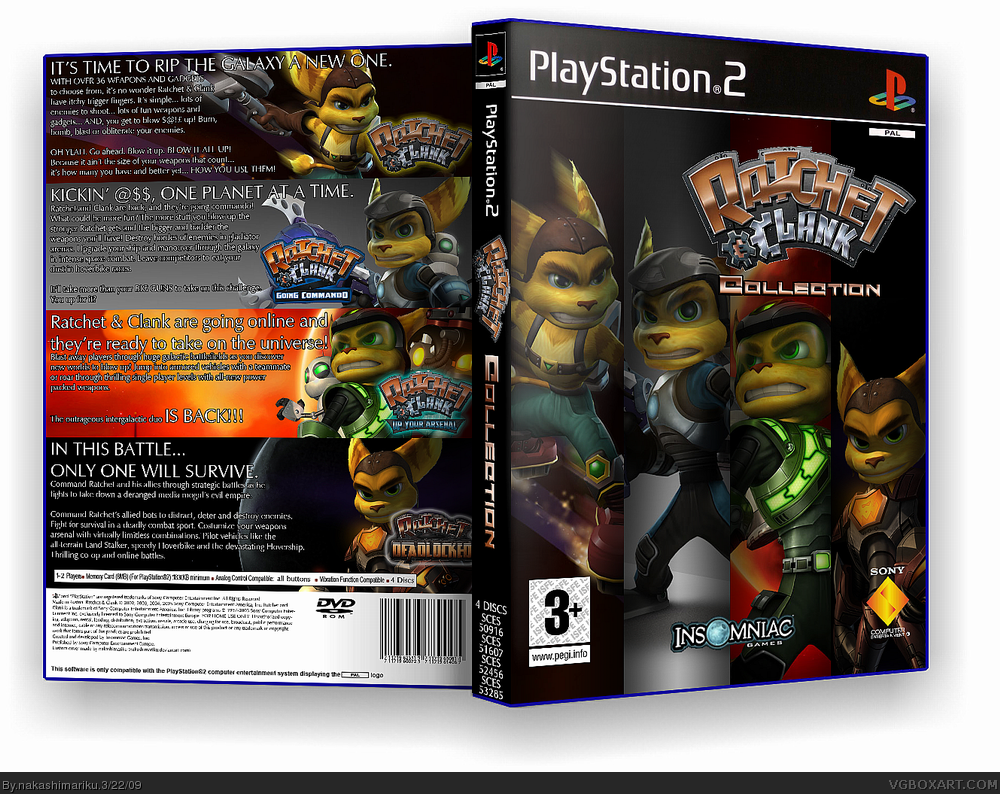 Ratchet & Clank Collection box cover