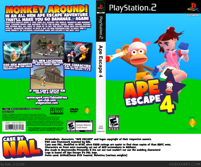 Ape Escape 4 box art cover