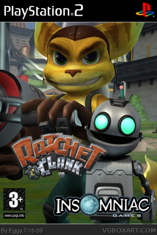 Ratchet & Clank box cover