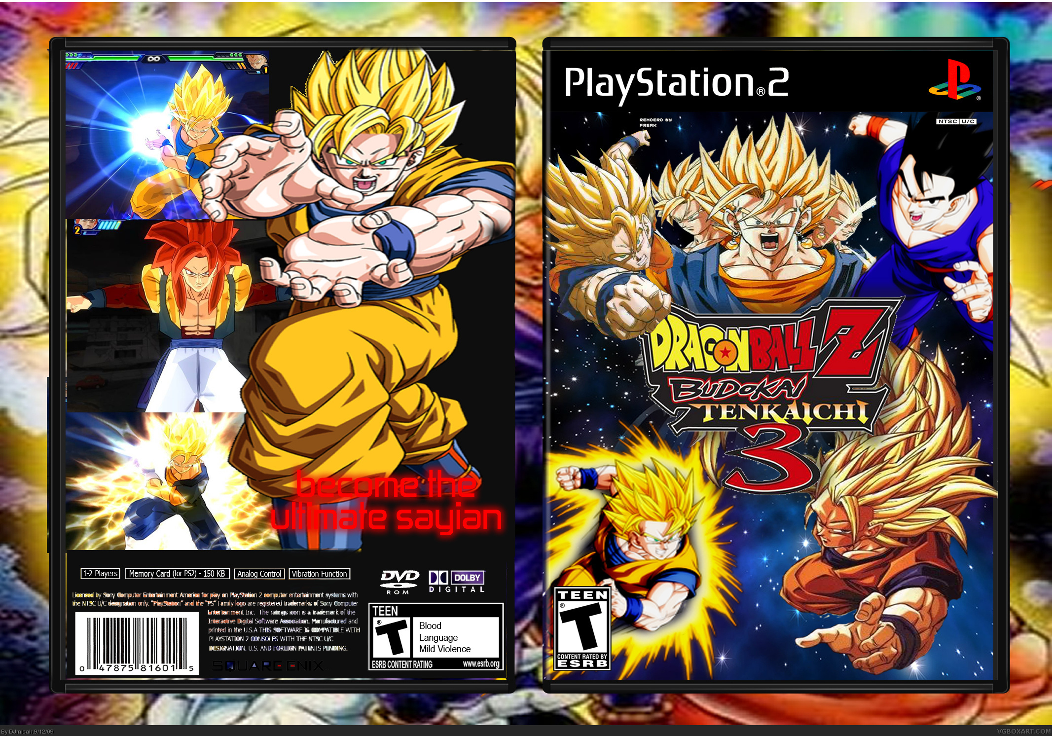 Dragon Ball Z: Budokai Tenkaichi 3 box cover