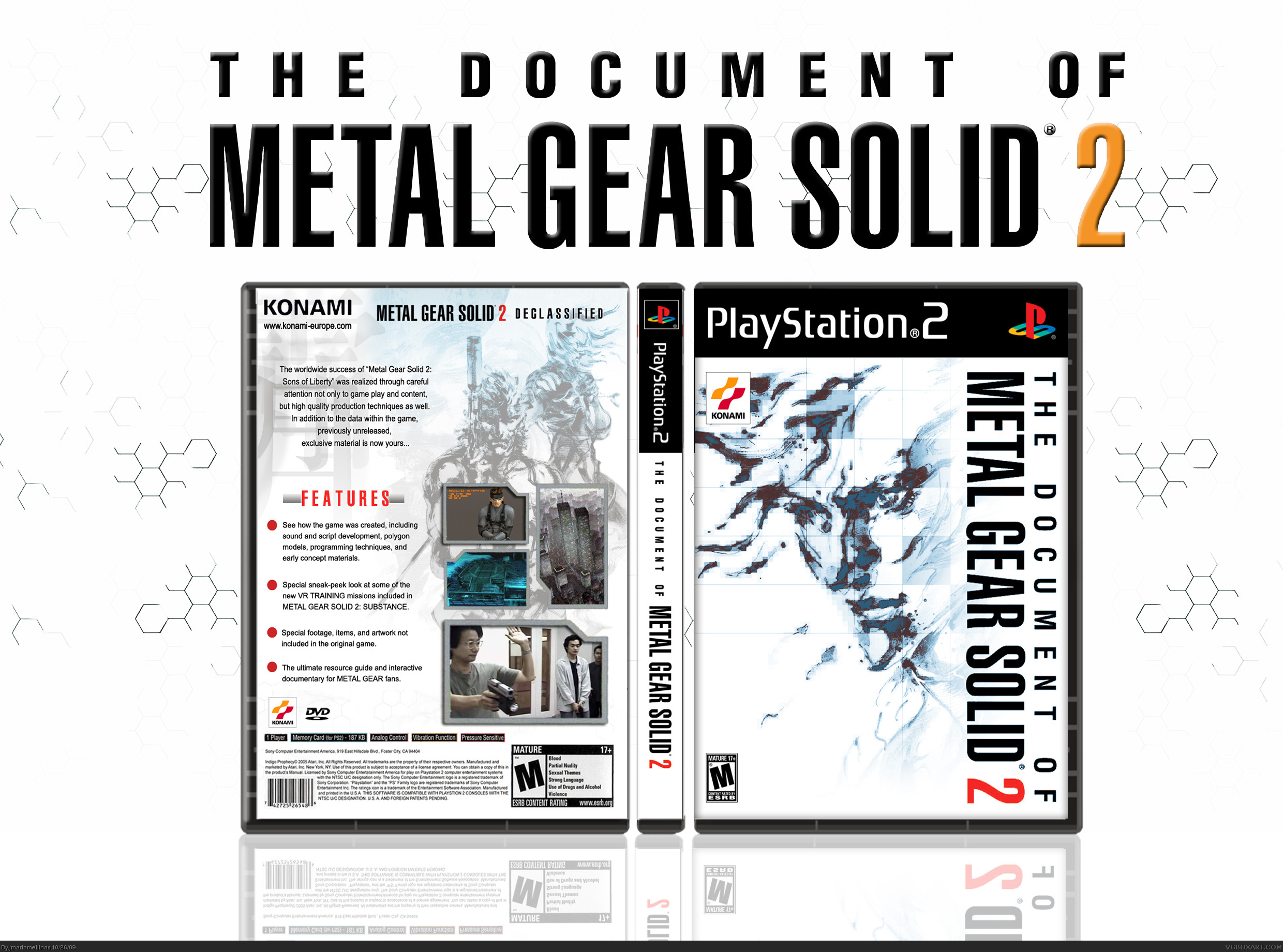 The Document of Metal Gear Solid 2 box cover