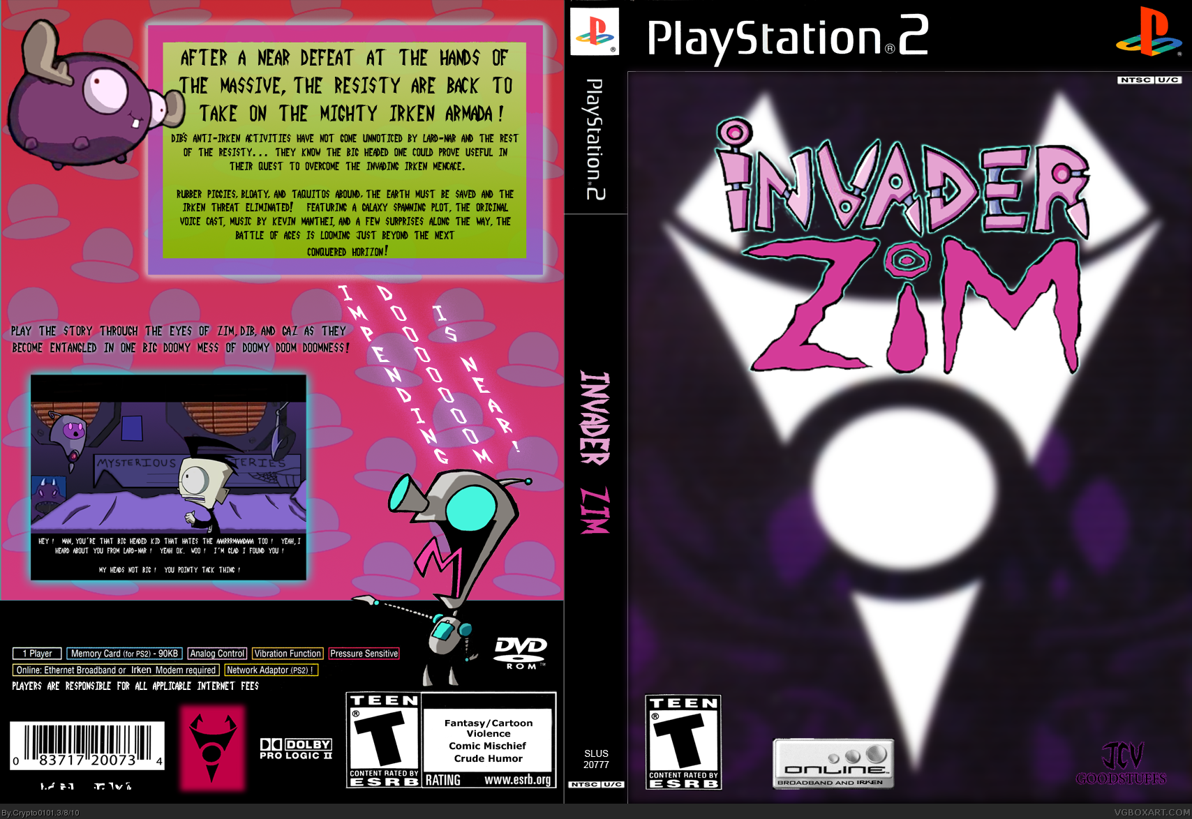 Invader ZIM: The Game box cover