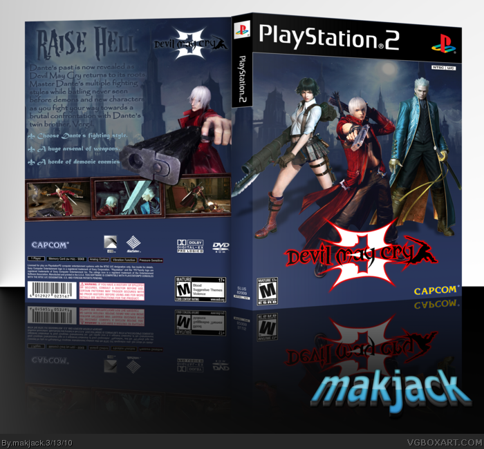 Devil May Cry 3 box art cover