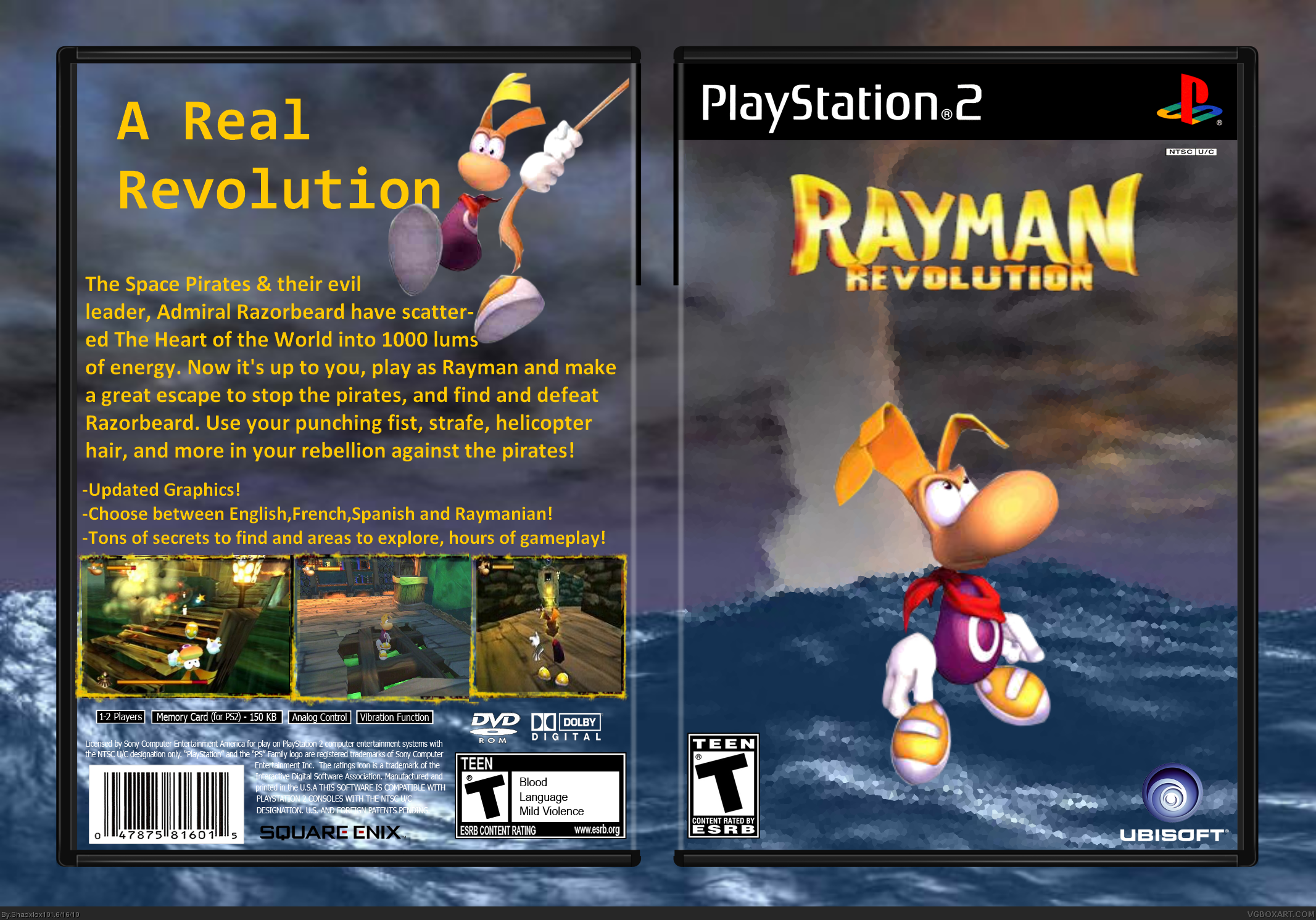 Rayman Revolution box cover