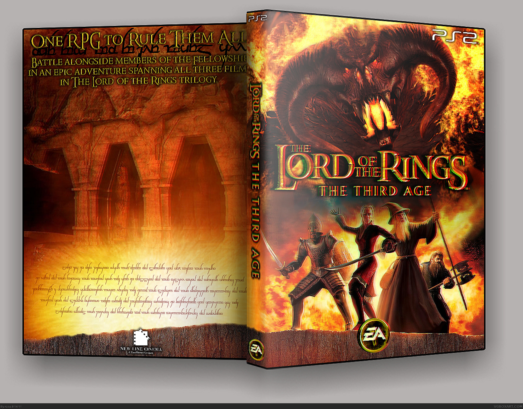 The Lord of the Rings- The Third Age (3D) box cover