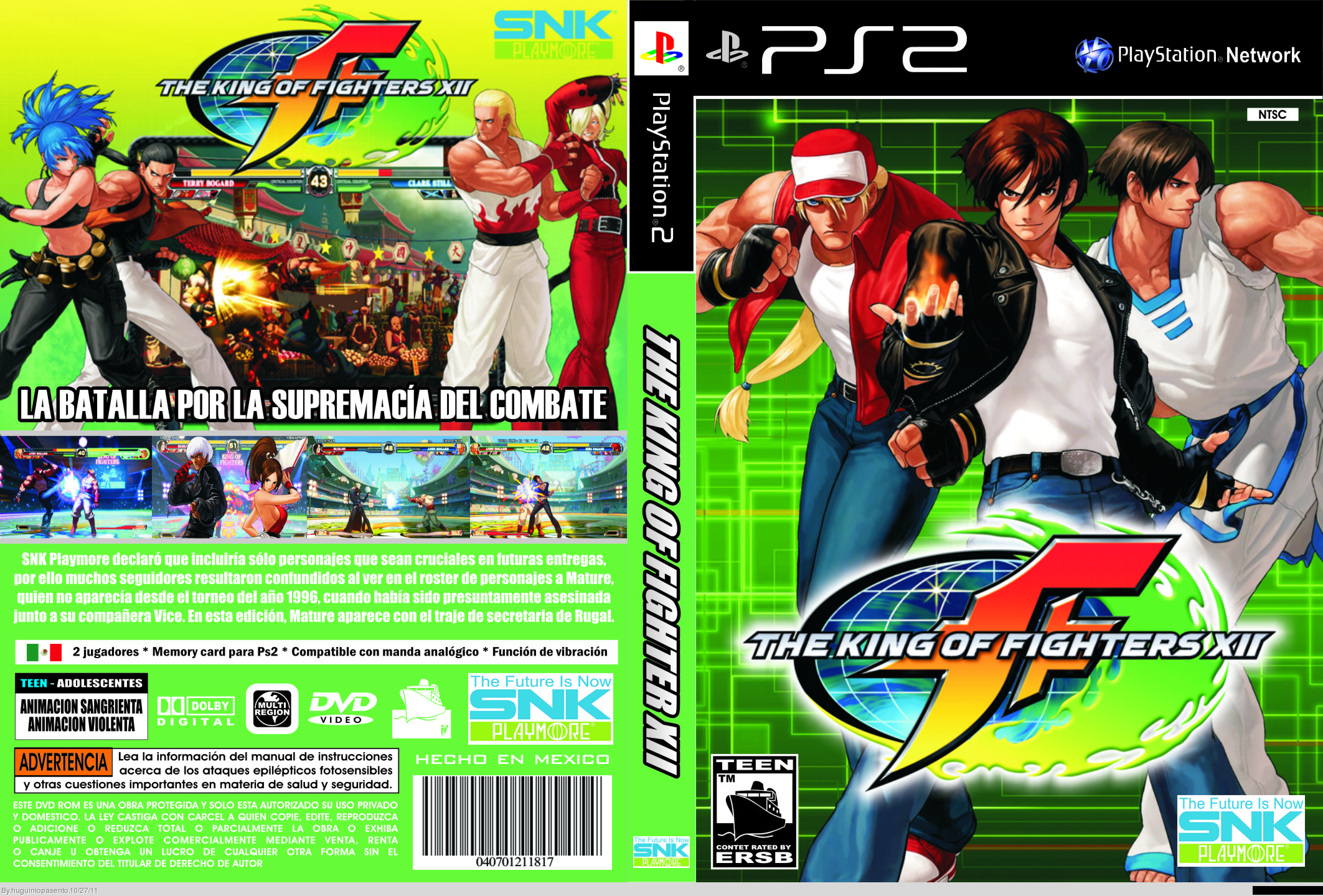 The King of Fighters XII box cover