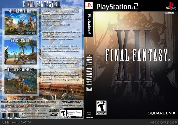 Final Fantasy XII box art cover