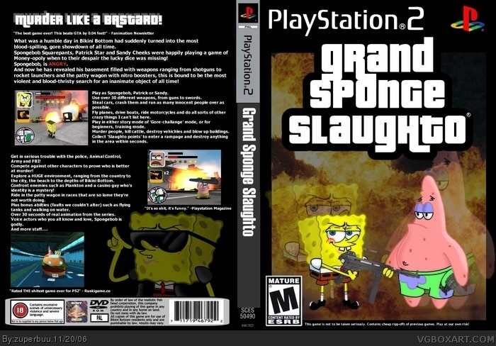 Grand Sponge Slaughto box art cover