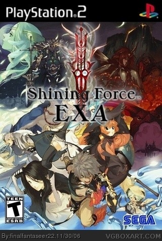 Shining Force EXA box cover