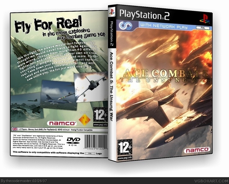 Ace Combat 5: The Unsung War box cover