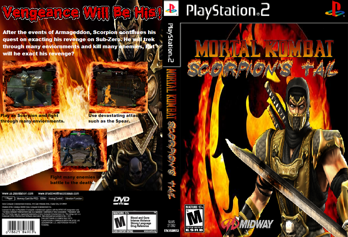 Mortal Kombat Scorpion's Tail box cover