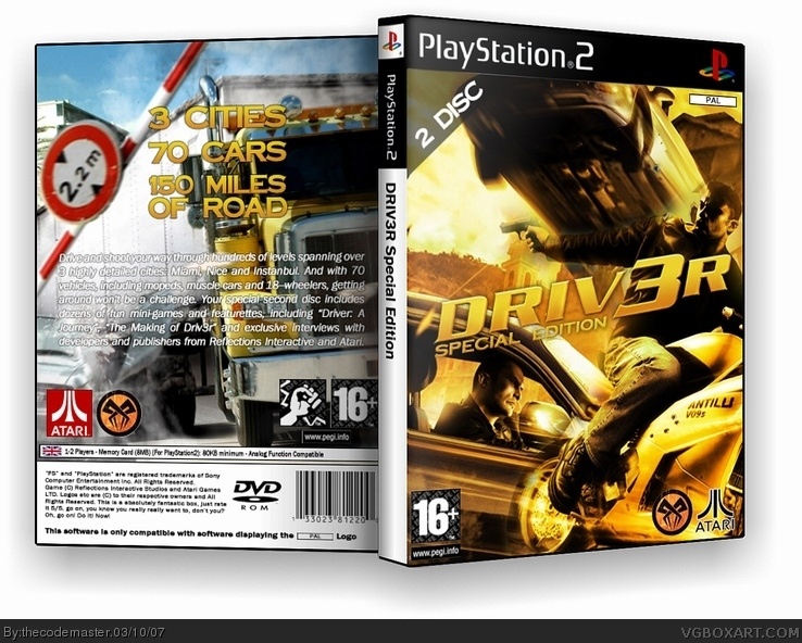 Driv3r: Special Edition box cover